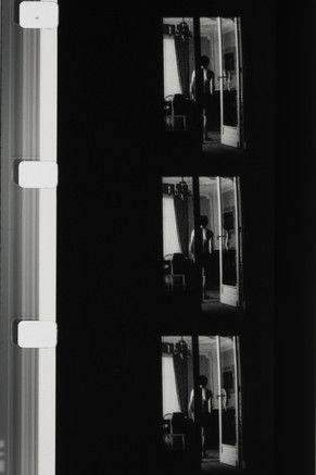 Affiche Autoportrait en blanc et en noir