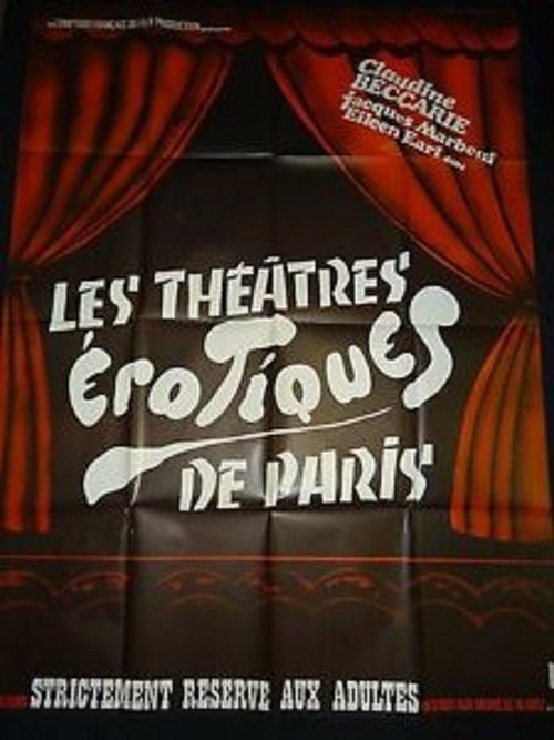 Affiche Les théâtres érotiques de Paris