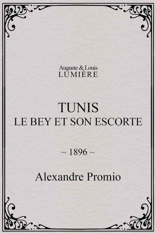 Affiche Tunis: Le Bey et son escorte