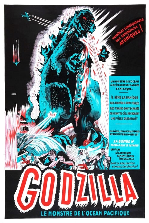 Affiche Godzilla, le Monstre de L'Océan Pacifique