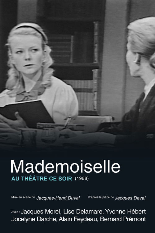 Affiche Mademoiselle