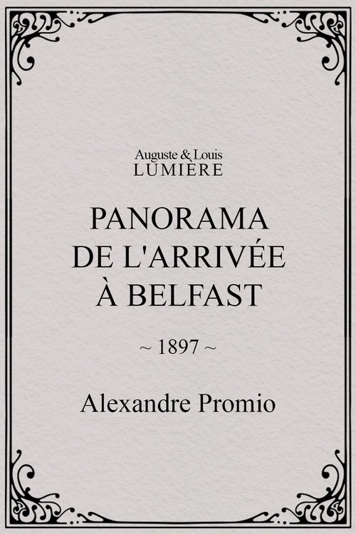 Affiche Panorama de l'arrivée à Belfast