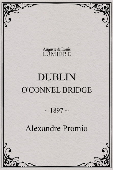 Affiche Dublin, O'Connel Bridge