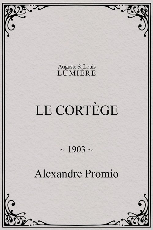 Affiche Le cortège