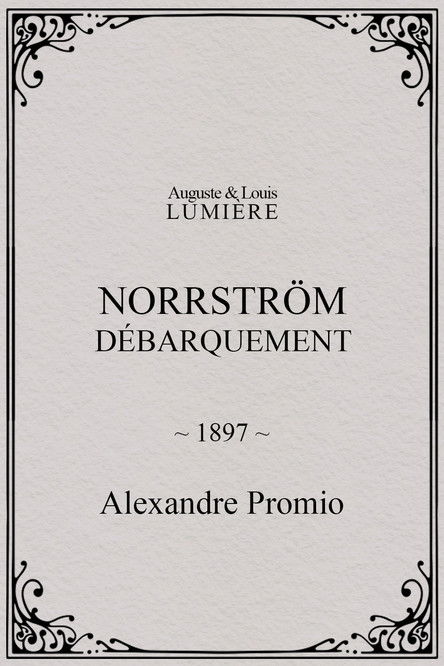 Affiche Norrström : débarquement