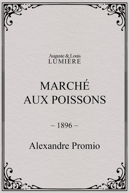 Affiche Marché aux poissons