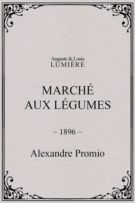 Affiche Marché aux légumes