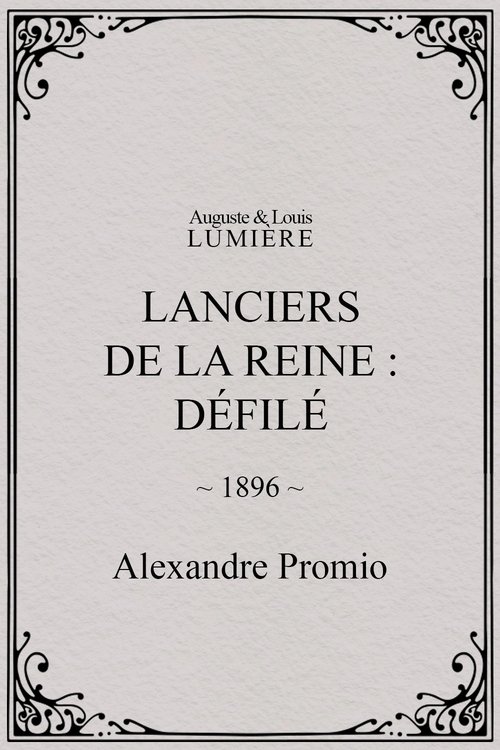 Affiche Lanciers de la reine : défilé