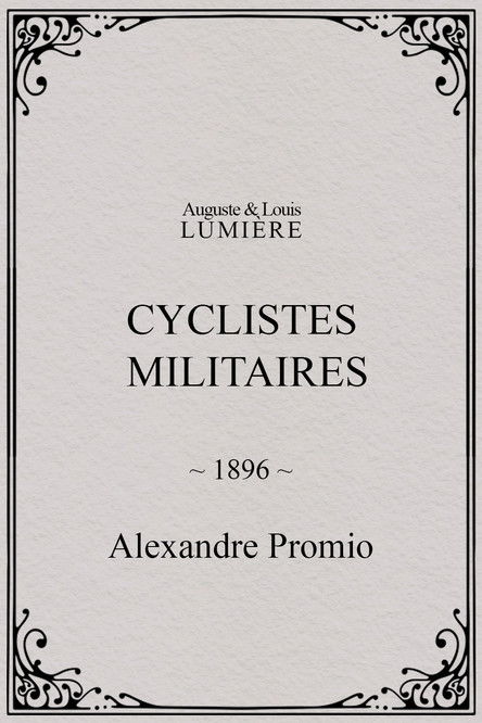 Affiche Cyclistes militaires