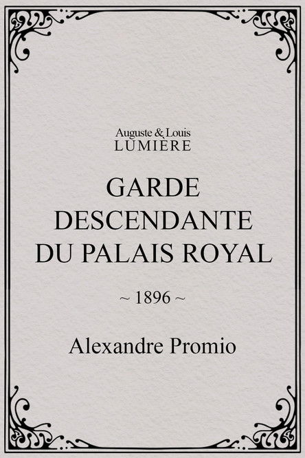 Affiche Garde descendante du palais royal