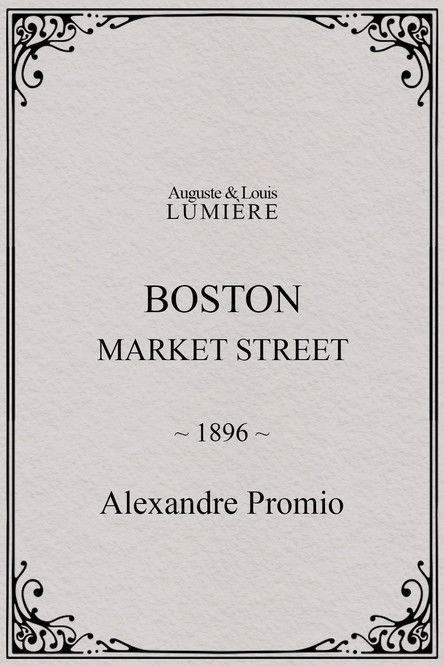 Affiche Boston, Market street