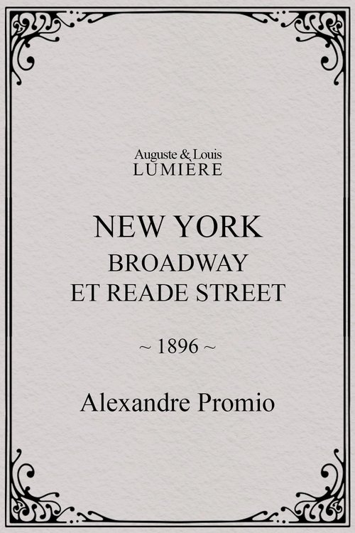 Affiche New York, Broadway et Reade Street