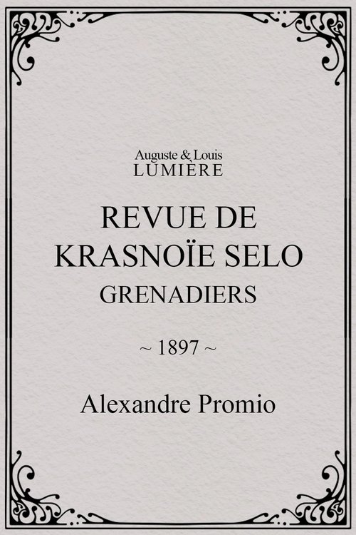 Affiche Revue de Krasnoïe Selo : grenadiers