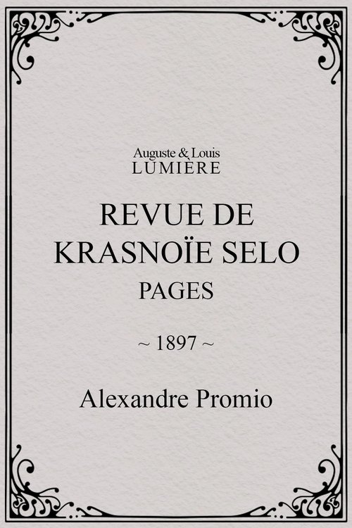Affiche Revue de Krasnoïe Selo : pages
