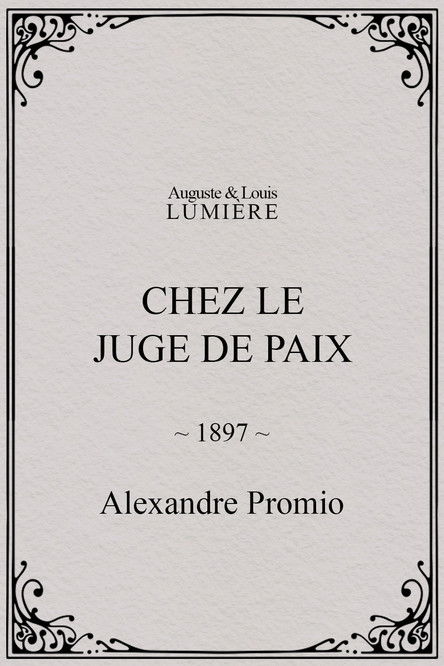 Affiche Chez le juge de paix