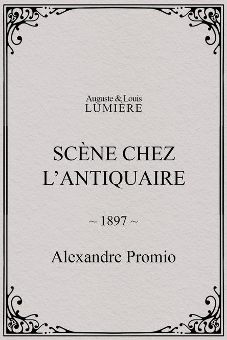 Affiche Scène chez l’antiquaire