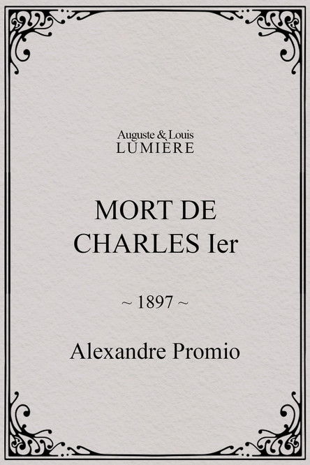 Affiche Mort de Charles Ier