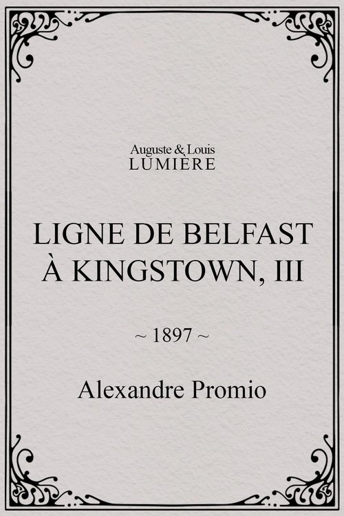 Affiche Ligne de Belfast à Kingstown, III