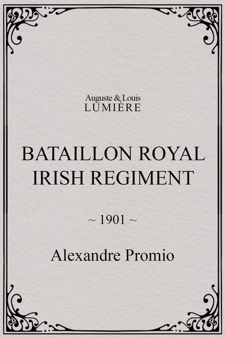 Affiche Bataillon Royal Irish Regiment