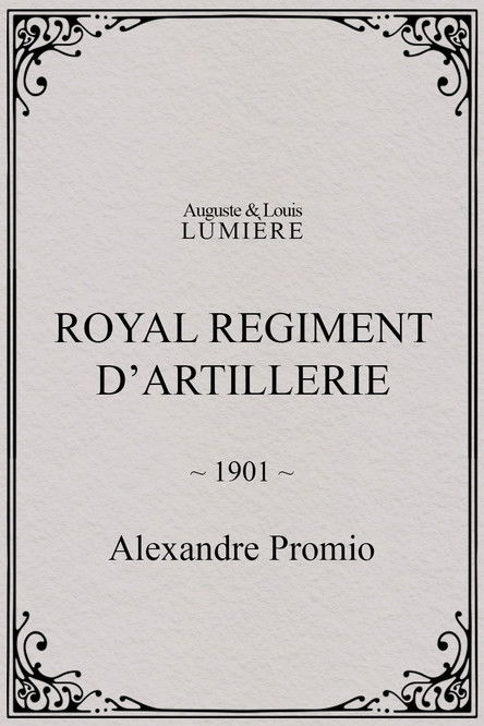 Affiche Royal regiment d’artillerie
