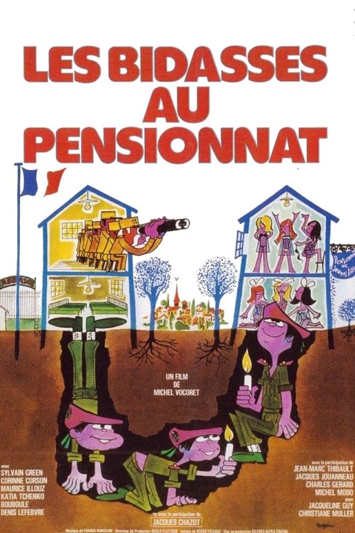 Affiche Les Bidasses au pensionnat