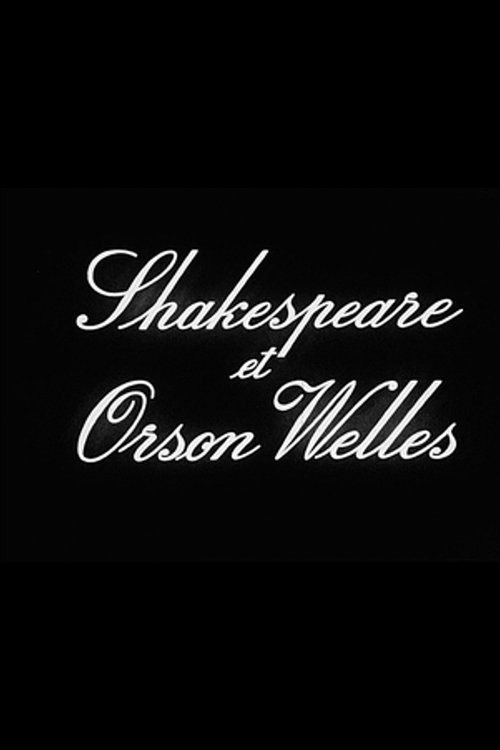 Affiche Shakespeare et Orson Welles
